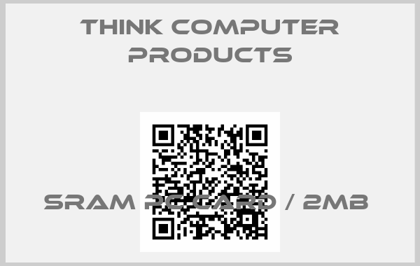 Think Computer Products-SRAM PC CARD / 2MB 
