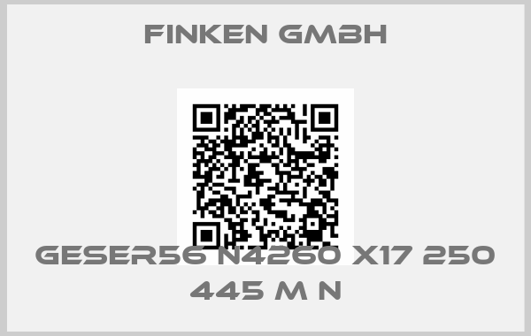 Finken GmbH-GESER56 N4260 X17 250 445 M N