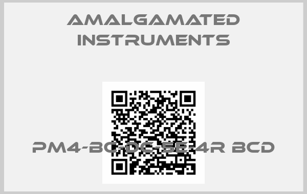 Amalgamated Instruments-PM4-BC-DC-5E-4R BCD