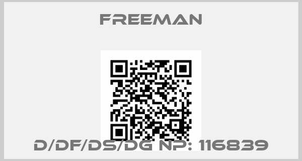 Freeman-D/DF/DS/DG NP: 116839