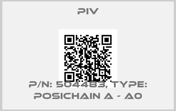 PIV-P/N: 504483, Type: POSICHAIN A - A0