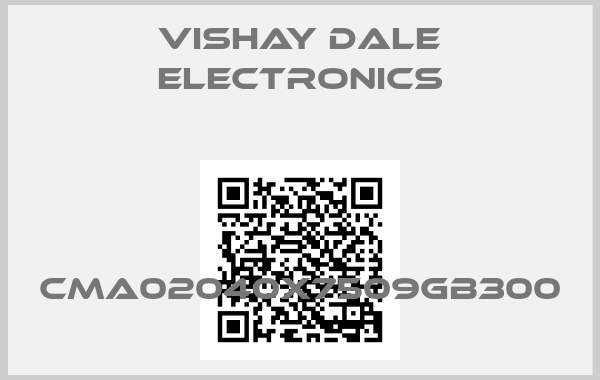 Vishay Dale Electronics-CMA02040X7509GB300