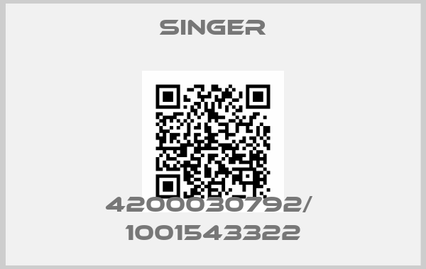 Singer-4200030792/  1001543322