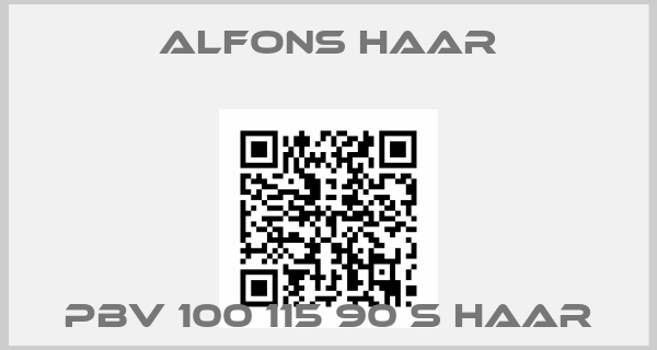 ALFONS HAAR-PBV 100 115 90 S HAAR