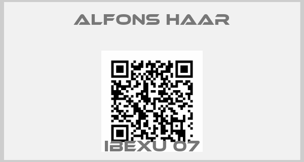 ALFONS HAAR-IBExU 07