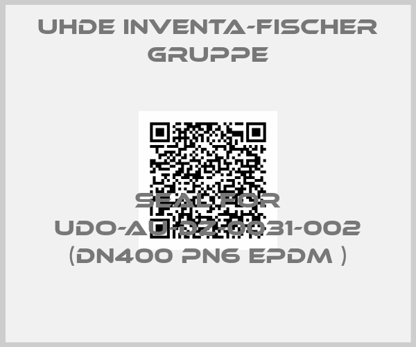Uhde Inventa-Fischer Gruppe-seal for UDO-AU-DZ-0031-002 (DN400 Pn6 EPDM )