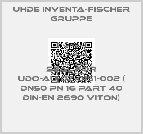 Uhde Inventa-Fischer Gruppe-seal for UDO-AU-DZ-0151-002 ( DN50 Pn 16 Part 40 DIN-EN 2690 VITON)