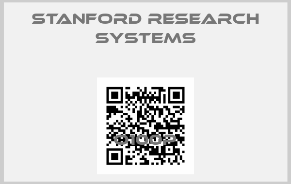 stanford research systems-O100P