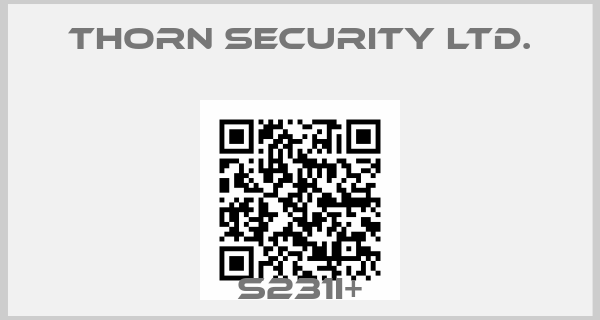 THORN SECURITY LTD.-S231i+