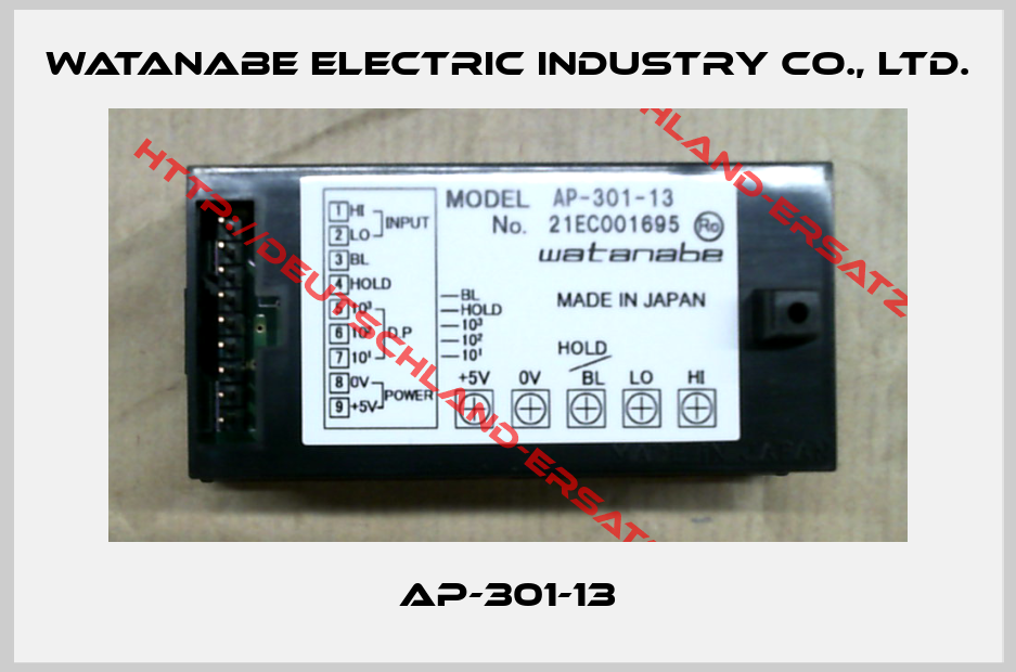 Watanabe Electric Industry Co., Ltd.-AP-301-13