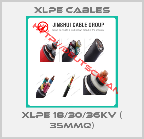 XLPE Cables- XLPE 18/30/36kV ( 35mmq)