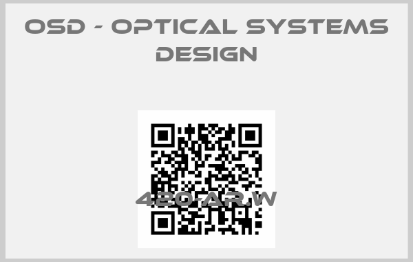 OSD - OPTICAL SYSTEMS DESIGN-420-AR.W