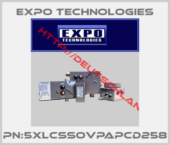 Expo Technologies-PN:5XLCSSOVPAPCD258