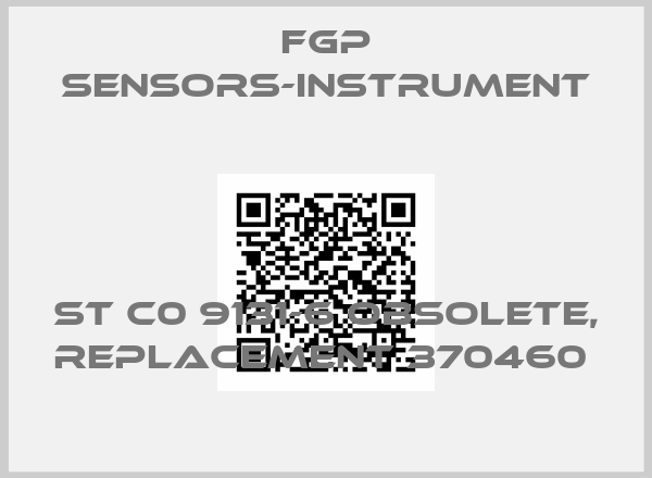 FGP Sensors-Instrument-St C0 9131-6 OBSOLETE, REPLACEMENT 370460 