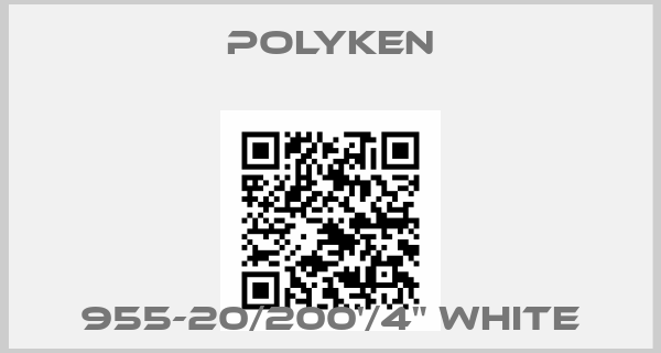 POLYKEN-955-20/200'/4" White
