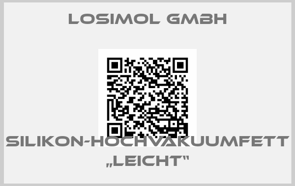 Losimol GmbH-Silikon-Hochvakuumfett „leicht“