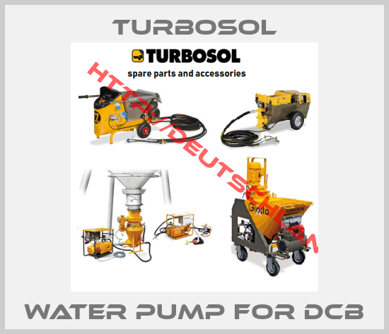 TURBOSOL-water pump for DCB