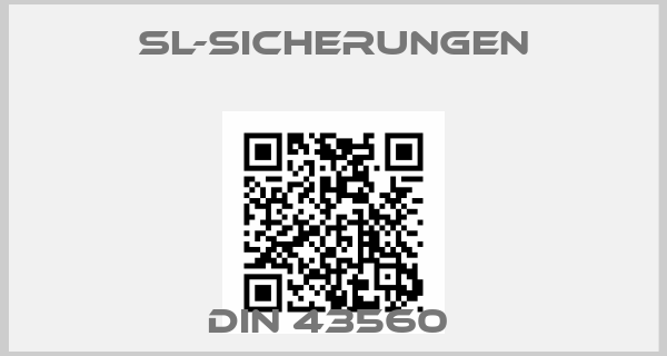 SL-SICHERUNGEN-DIN 43560 