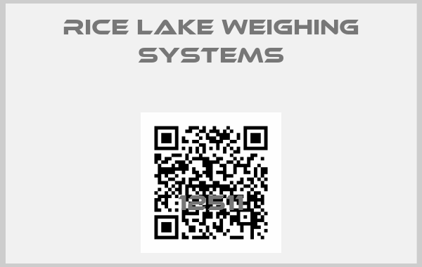 RICE LAKE WEIGHING SYSTEMS-12511