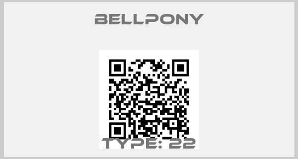 BELLPONY-TYPE: 22