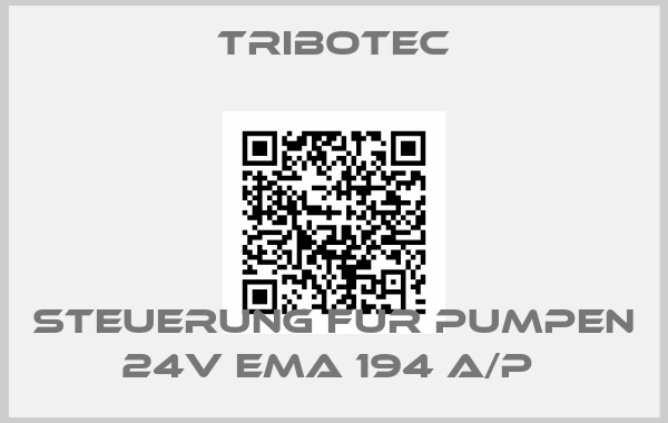 Tribotec-STEUERUNG FUR PUMPEN 24V EMA 194 A/P 