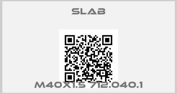 Slab-M40X1.5 712.040.1