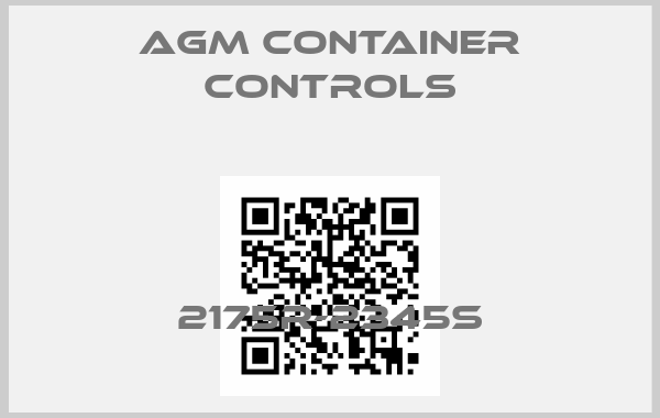 AGM Container Controls-2175R-2345S