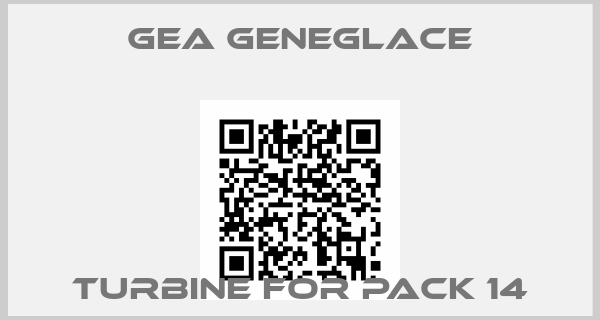 GEA geneglace-Turbine for Pack 14