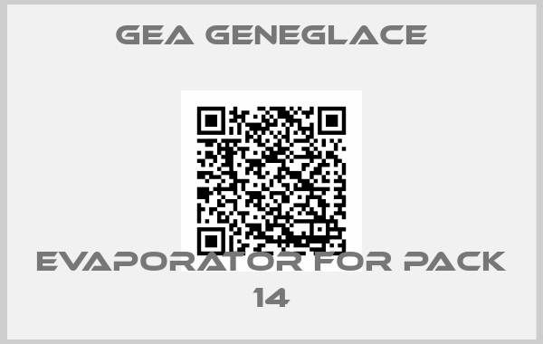 GEA geneglace-Evaporator for Pack 14