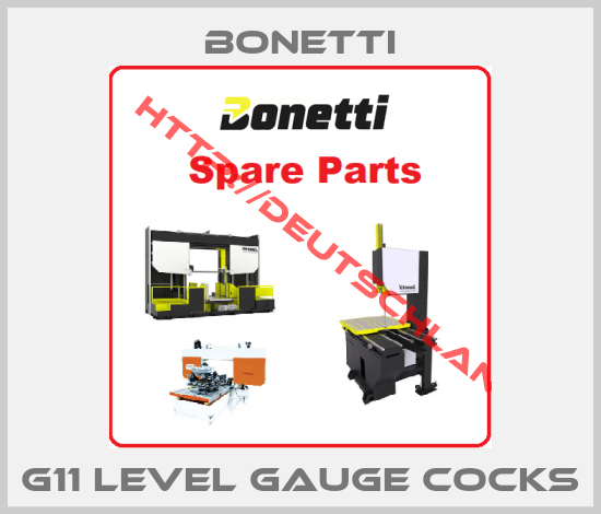 Bonetti-G11 level gauge Cocks