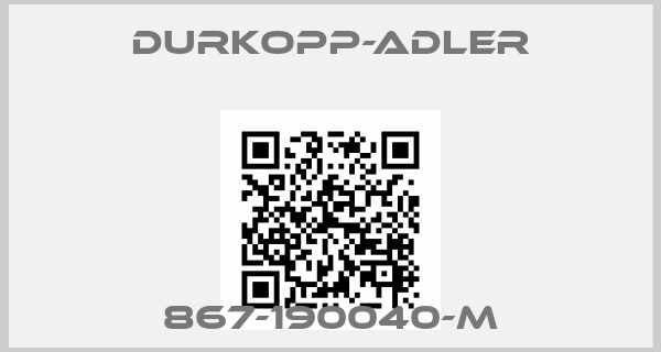 DURKOPP-ADLER-867-190040-M