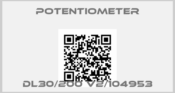Potentiometer-DL30/200 V2/104953