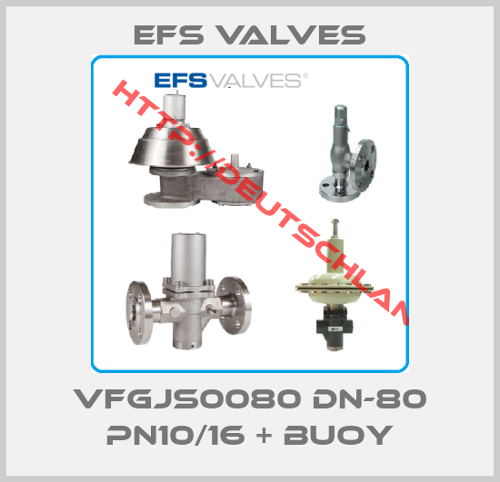 EFS VALVES-VFGJS0080 DN-80 PN10/16 + BUOY