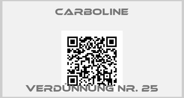 Carboline-Verdünnung Nr. 25