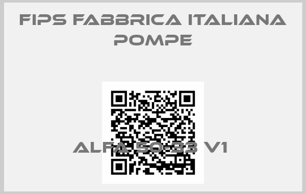 Fips Fabbrica Italiana Pompe-ALFA 50-33 V1 