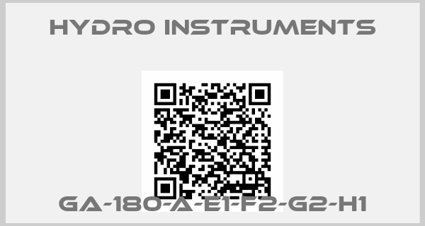 Hydro Instruments-GA-180-A-E1-F2-G2-H1