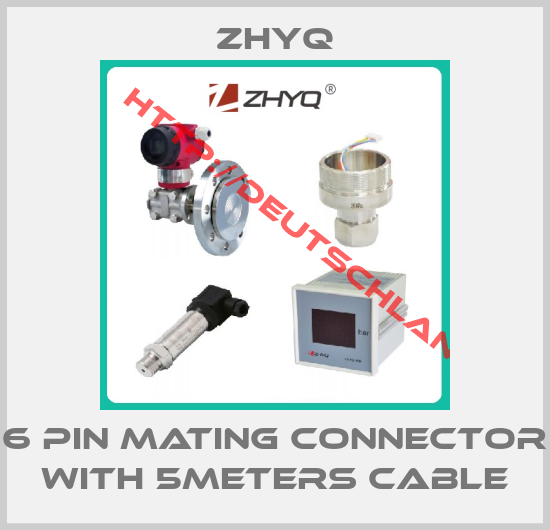 ZHYQ-6 Pin mating connector with 5meters cable