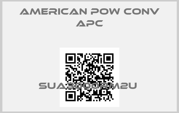 American Pow Conv APC-SUA3000RM2U 