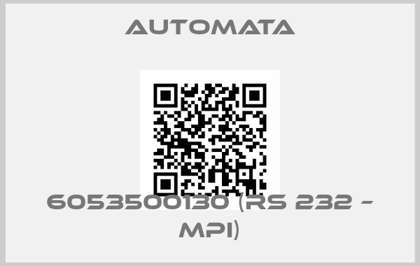 Automata-6053500130 (RS 232 – MPI)