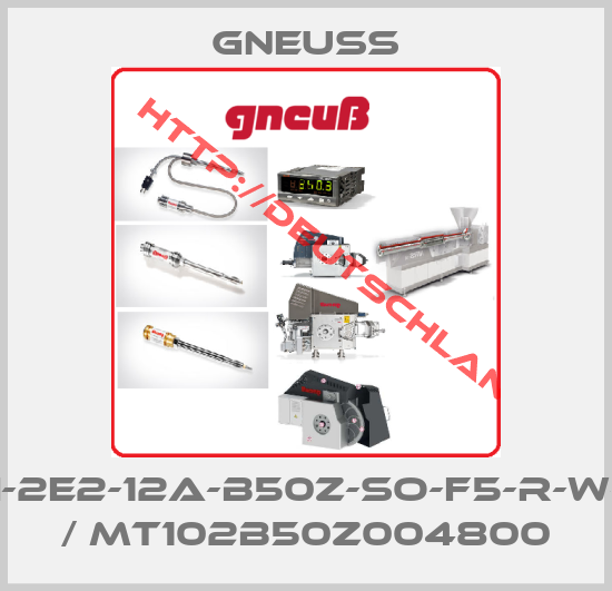 Gneuss-DAI-2E2-12A-B50Z-SO-F5-R-W-6P / MT102B50Z004800