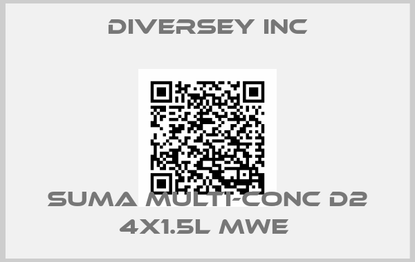 Diversey Inc-SUMA MULTI-CONC D2 4X1.5L MWE 