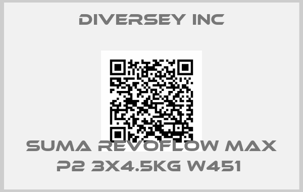 Diversey Inc-SUMA REVOFLOW MAX P2 3X4.5KG W451 