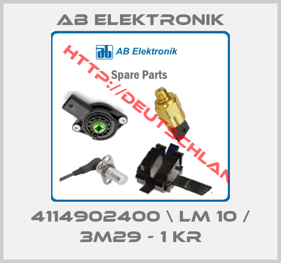 AB Elektronik-4114902400 \ LM 10 / 3M29 - 1 KR