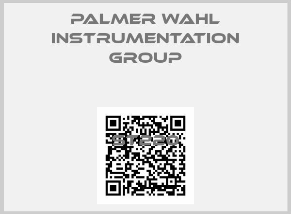 Palmer Wahl instrumentation Group- ST220