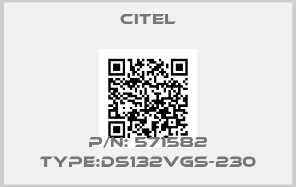Citel-P/N: 571582 Type:DS132VGS-230