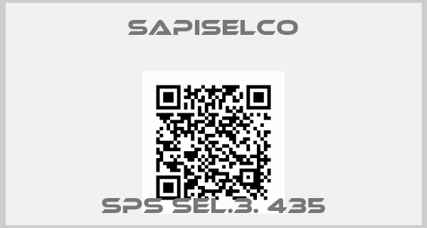 Sapiselco-SPS SEL.3. 435