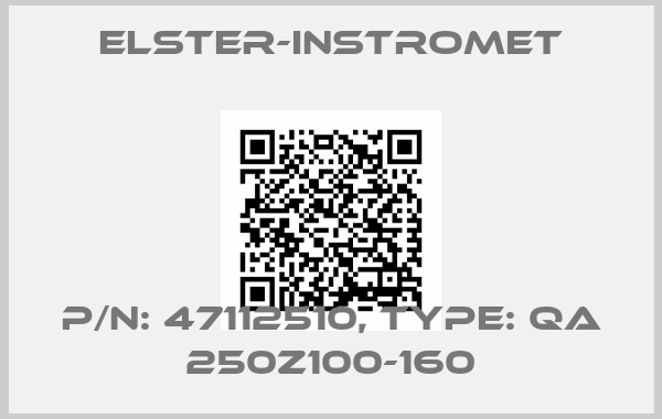 Elster-Instromet-P/N: 47112510, Type: QA 250Z100-160