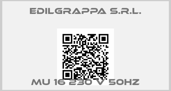 EdilGrappa s.r.l.-MU 16 230 V 50HZ