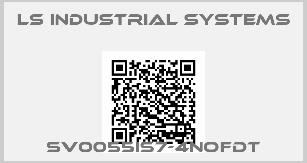LS INDUSTRIAL SYSTEMS-SV0055IS7-4NOFDT