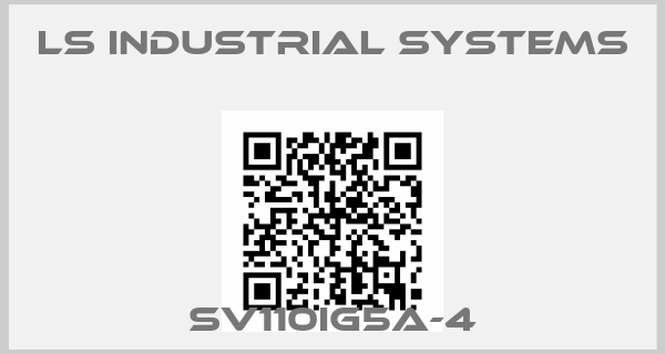 LS INDUSTRIAL SYSTEMS-SV110iG5A-4